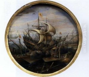 Bataille Navale by Caspar van Eyck