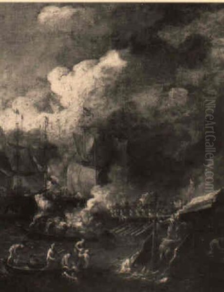 A Naval Engagement - view 1