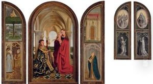The Wyts (triptych) by Jan Van Eyck