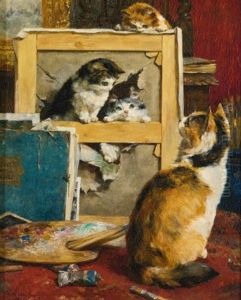 The Torn Canvas by Charles van den Eycken