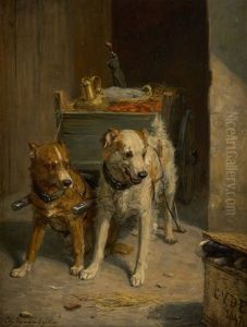 Le Chariot De Chiens Attele Le Chariot De Chiens Attele