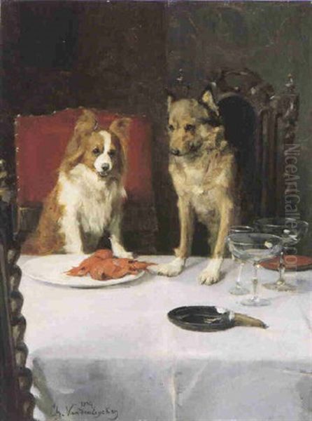 Twee Honden In Een Interieur - view 1