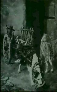 Rast Nach Schwerer Arbeit by Charles van den Eycken