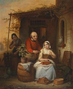A Helping Hand by Jean Baptiste Van Eycken