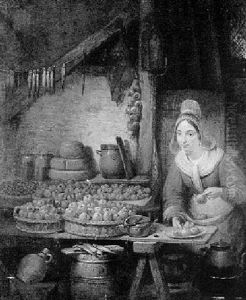 La Marchande Des Fruits by Jean Baptiste Van Eycken