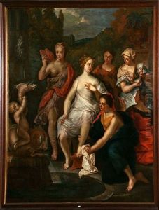 Le Bain De Diane by Charles Eyckens