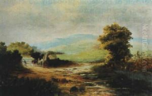 A Bit Of Highland Road, Duncraggan, Perthshire by John Eyre