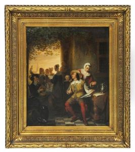 Tavern Scene by Robert van Eysden
