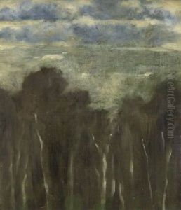 Baume Am Waldesrand by Louis Eysen