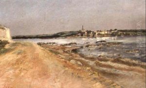 Blick Von Der Pointe De La Croisette Auf Die Isle De Ste. Marguerite by Joseph Eysseric