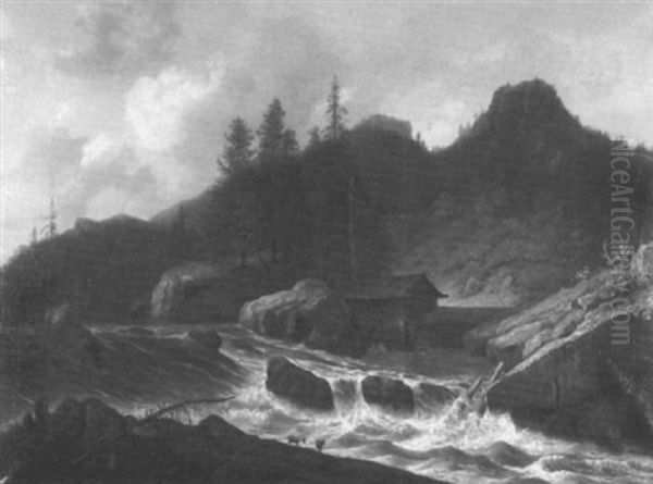 Landschaft Mit Gebirgsbach - view 1
