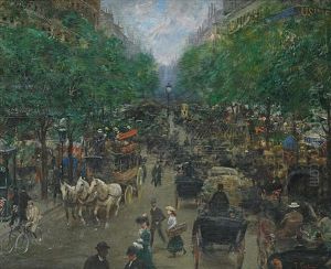 Boulevard In Paris