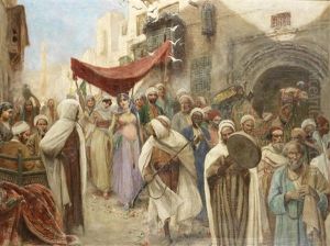 A Wedding Procession In Cairo by Fabbio Fabbi