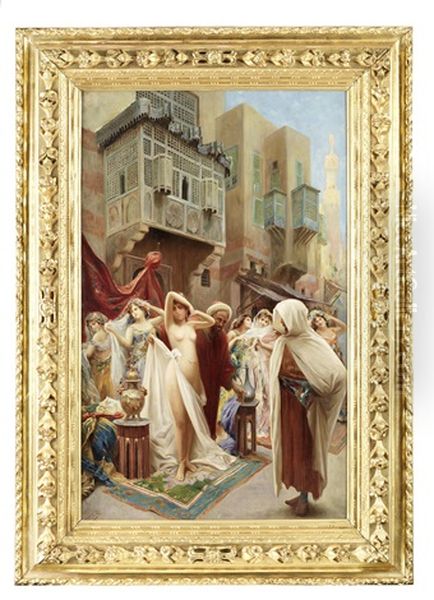 An Eastern Slave Market - view 1