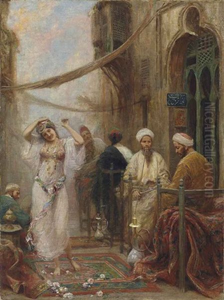 A Dancer In An Arabian Street - view 1