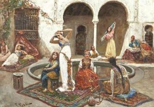 Danseuses Au Harem by Fabbio Fabbi