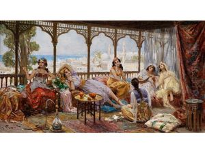 Haremsdamen Im Serail by Fabbio Fabbi