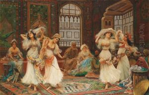 Danseuses Au Harem by Fabbio Fabbi