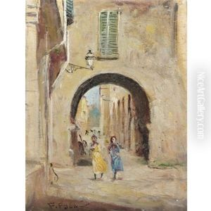Bologna, Arco Di Via Piella by Fabbio Fabbi
