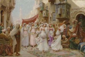 Danseuses Orientales Au Caire by Fabbio Fabbi