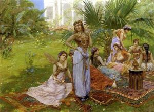 An Afternoon Rest In The Garden by Fabbio Fabbi