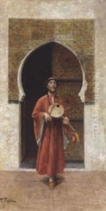 Algerischer Strasenmusiker by Fabbio Fabbi