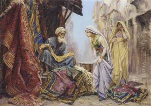 Le Marchand D'etoffes Et Tapis by Fabbio Fabbi