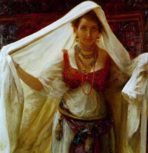 Orientale Au Voile Blanc