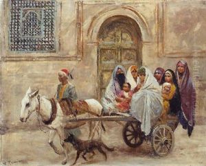 Moresque Street Scene by Fabbio Fabbi