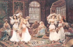 Dancing Girls In The Harem by Fabbio Fabbi