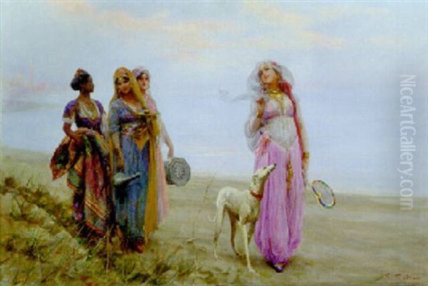 Harem Women On The Beach - view 1