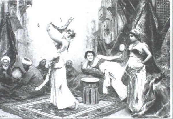 Oriental Dancers And Musicians - view 1