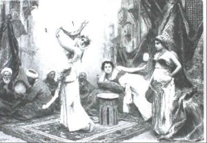 Oriental Dancers And Musicians by Fabbio Fabbi