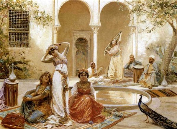 In The Courtyard Of The Harem - view 1