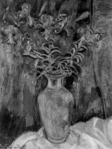 Stilleben Mit Tigerlilien by Hans Von Faber Du Faur
