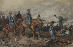 General Ludwig Von Der Tann Zu Pferde (schlacht Bei Worth 6. August 1870?) by Otto Von Faber Du Faur