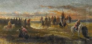 Reiterheer (napoleon In Agypten?) by Otto Von Faber Du Faur