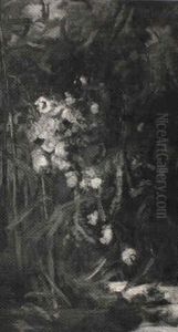 Phantastische Vegetation An Einem Teich
