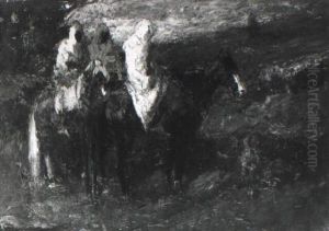 Beduinenreiter In Weiter Landschaft