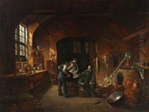 "svane Apotekets Laboratorium"; Svane Pharmacy Laboratory by Christoffer Faber