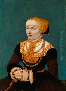 Portrait Einer Jungen Frau by Conrad Faber von Creuznach