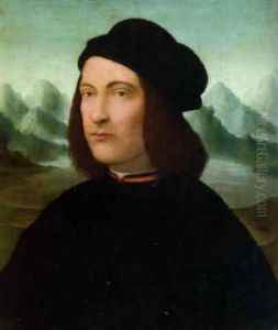 Portrait Of A Young Gentleman, Bust-length, In Black Costume And A Hat