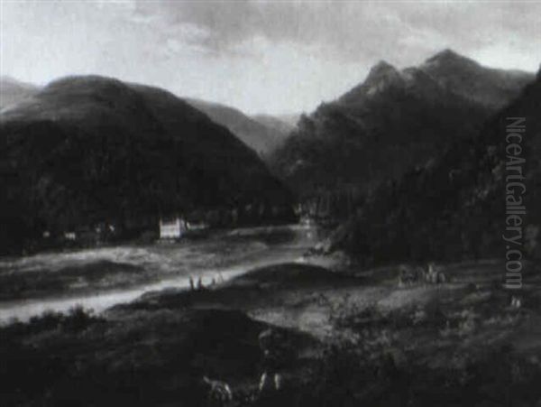 Sommerliche Landschaft In Der S,chsischen Schweiz - view 1