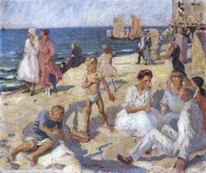 Badestrand An Der Ostsee by Max Fabian