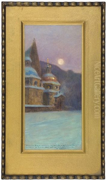 Cracow Cathedral In The Moon Aura - view 1