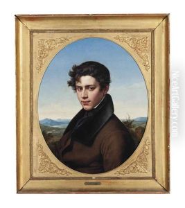 Portrait Of A Gentleman In A Lake Landscape Portrait Of A Gentleman In A Lake Landscape