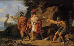 Philoctete Dans L'ile De Lemnos A Qui Ulysse Vient Demander Les Fleches D'hercule by Francois-Xavier Fabre