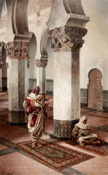 Maures En Prieres Dans Une Mosquee - view 1