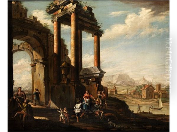 Sudliche Fantasielandschaft Mit Ruinencapriccio - view 1