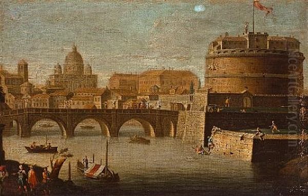 A View Of The Ponte Sant'angelo, Rome - view 1